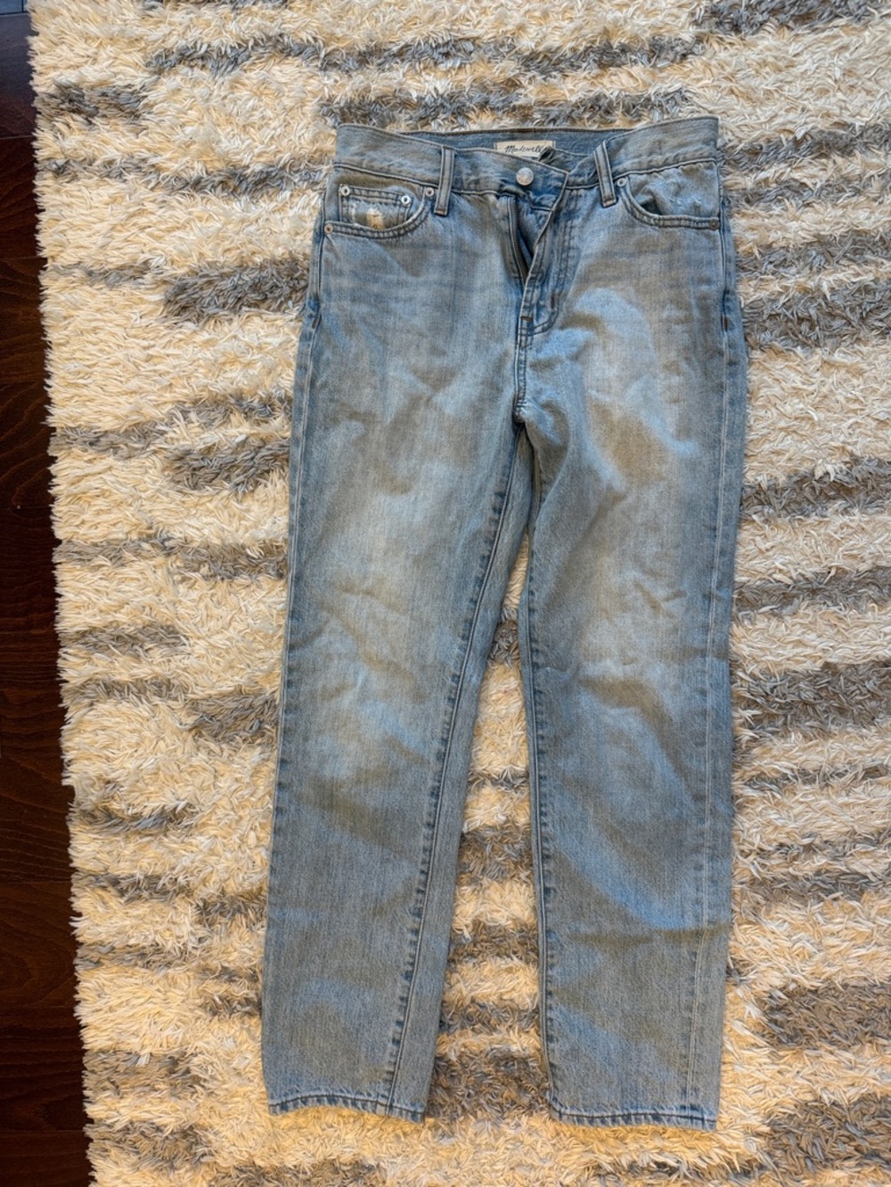 Madewell light blue wash Women's Straight-Leg Jeans